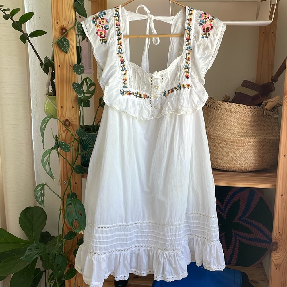 Kimchi Blue Embroidered Mini Dress
